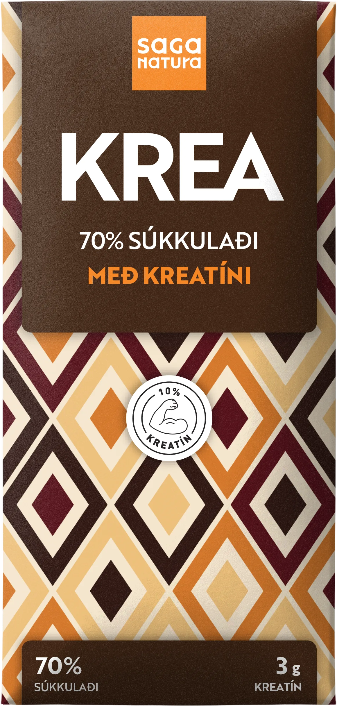 KREA 70% súkkulaði í umbúðum